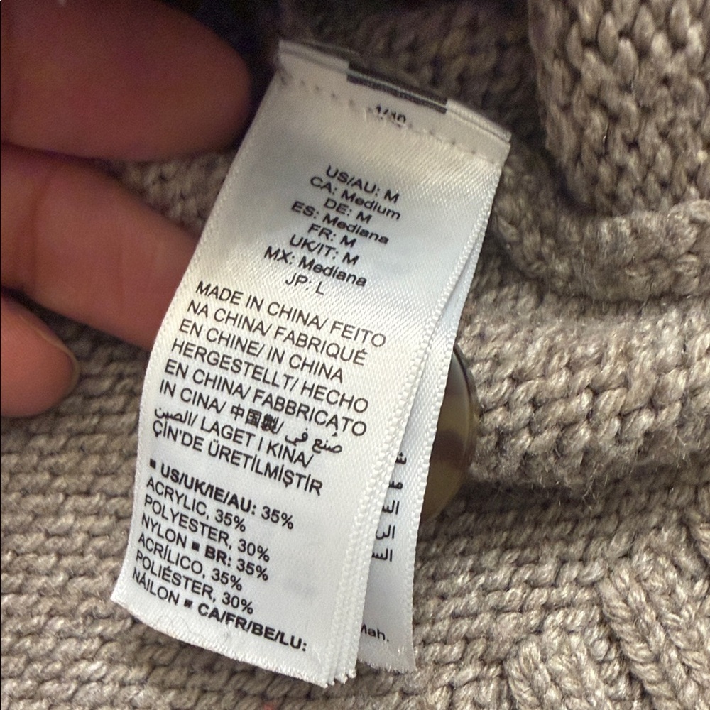 The Drop Women's Tan Cardigan Sweater - Picture 3 of 8